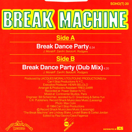 Break Machine - Break Dance Party - The Funkadoobian