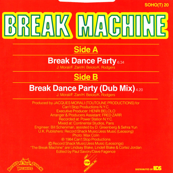Break Machine - Break Dance Party - The Funkadoobian