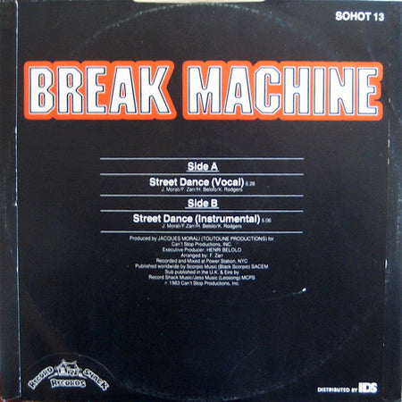 Break Machine - Street Dance - The Funkadoobian