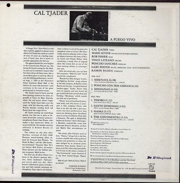 Cal Tjader - A Fuego Vivo - The Funkadoobian
