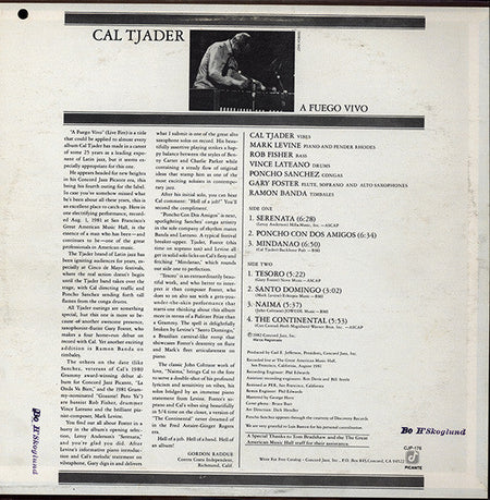 Cal Tjader - A Fuego Vivo - The Funkadoobian
