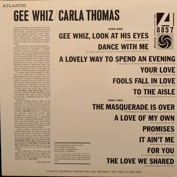 Carla Thomas - Gee Whiz - The Funkadoobian