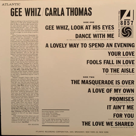 Carla Thomas - Gee Whiz - The Funkadoobian