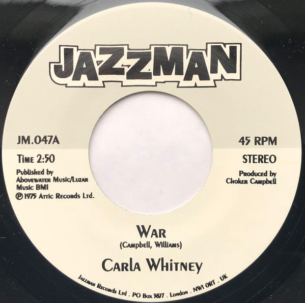 Carla Whitney - War / It's You For Me - The Funkadoobian