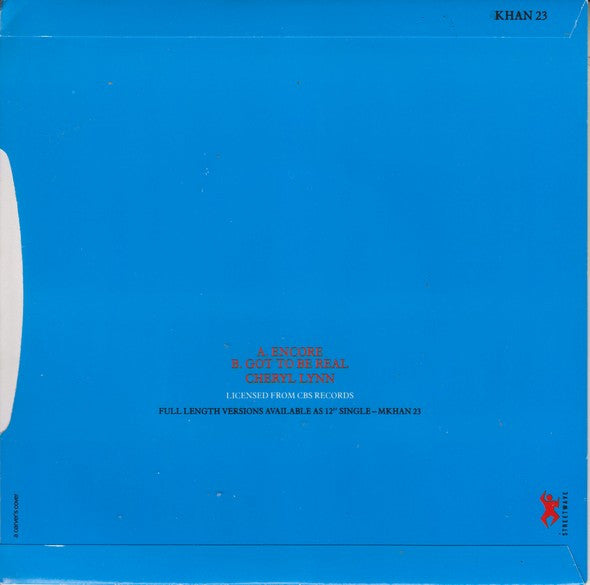 Cheryl Lynn - Encore (Dance Version) - The Funkadoobian