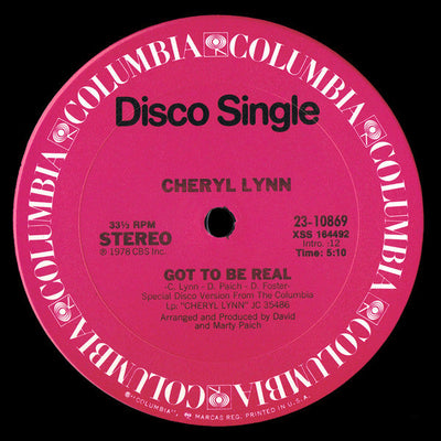 Cheryl Lynn - Got To Be Real / Star Love
