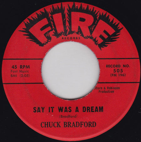 Chuck Bradford - You're Going To Miss Me (When I'm Gone) / Say It Was A Dream - The Funkadoobian