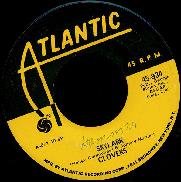 The Clovers - Don't You Know I Love You / Skylark - The Funkadoobian