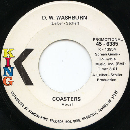 The Coasters - Love Potion Number Nine / D. W. Washburn - The Funkadoobian