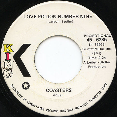 The Coasters - Love Potion Number Nine / D. W. Washburn - The Funkadoobian