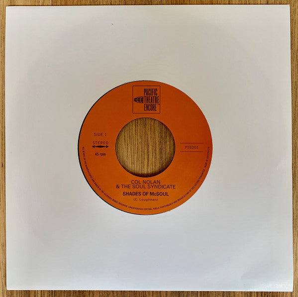 Col Nolan Soul Syndicate - Shades Of McSoul