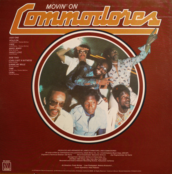 Commodores - Movin' On - The Funkadoobian