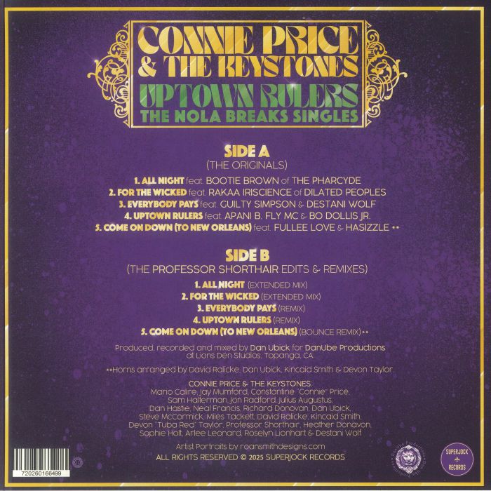 Connie Price & The Keystones - Uptown Rulers (The NOLA Breaks Singles)