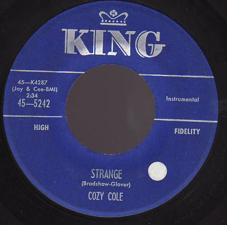 Cozy Cole - Strange / D Natural Rock - The Funkadoobian