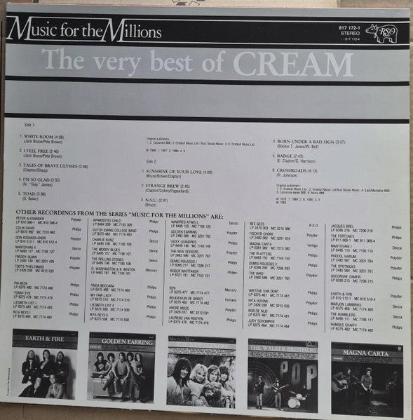 Cream (2) - The Very Best Of Cream - The Funkadoobian