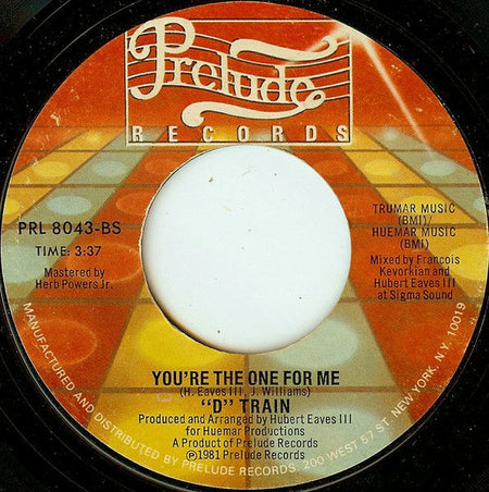 D-Train - You're The One For Me - The Funkadoobian