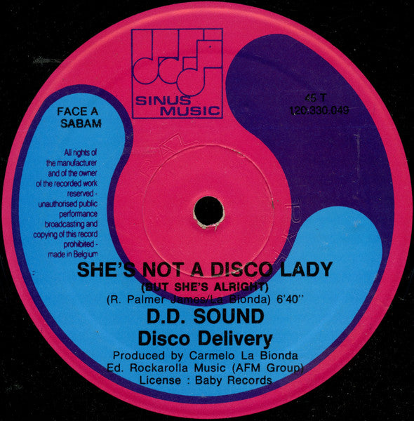 D.D. Sound - She's Not A Disco Lady / Show Me Your Love - The Funkadoobian