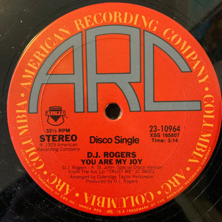 D. J. Rogers - Trust Me / You Are My Joy - The Funkadoobian