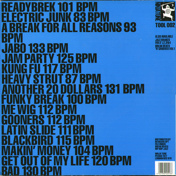 DJ Toolz - Break Beats 'N' Grooves Volume Two (Mo' Better Toolz) - The Funkadoobian