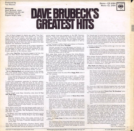 Dave Brubeck - Dave Brubeck's Greatest Hits - The Funkadoobian