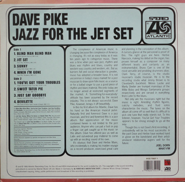 Dave Pike - Jazz For The Jet Set - The Funkadoobian