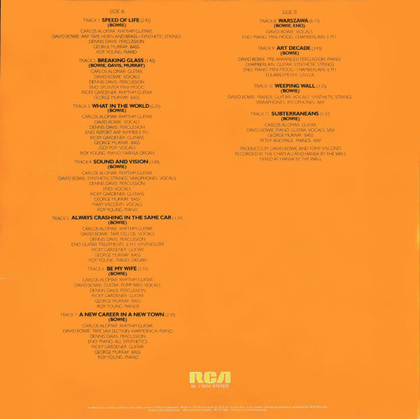 David Bowie - Low - The Funkadoobian