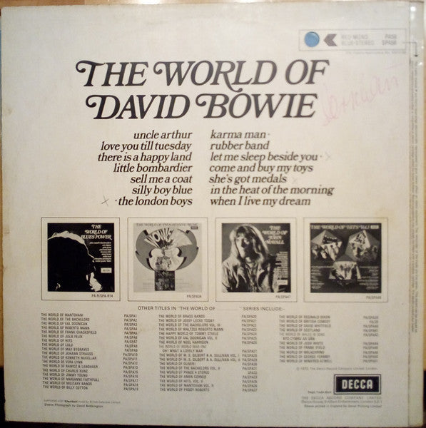 David Bowie - The World Of David Bowie - The Funkadoobian