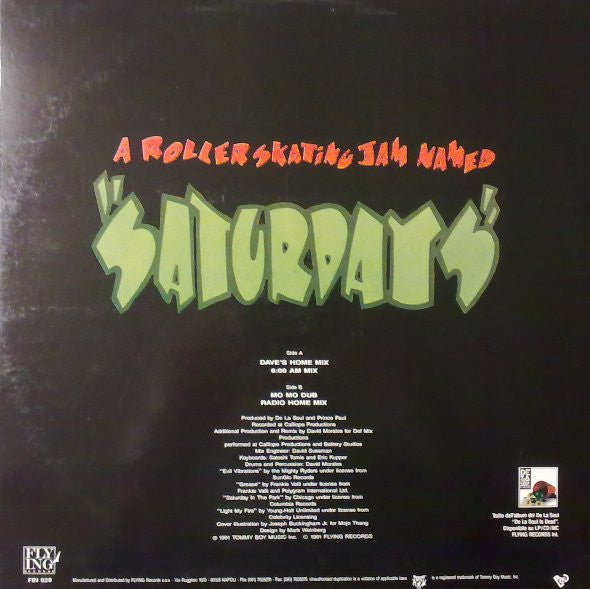 De La Soul - A Roller Skating Jam Named Saturdays - The Funkadoobian