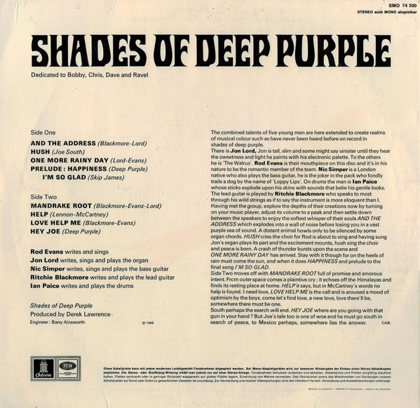Deep Purple - Shades Of Deep Purple - The Funkadoobian