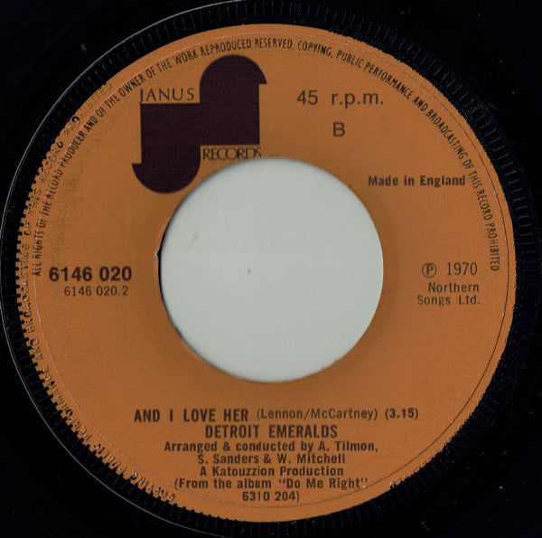 Detroit Emeralds - Feel The Need In Me - The Funkadoobian