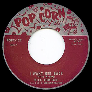 Dick Jordan / Jack Hammer - I Want Her Back / Twist In The Morning - The Funkadoobian