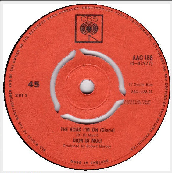 Dion DiMucci - I'm Your Hoochie Coochie Man / The Road I'm On - The Funkadoobian