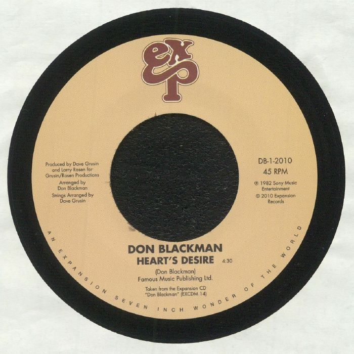 Don Blackman - Heart's Desire / Holding You, Loving You