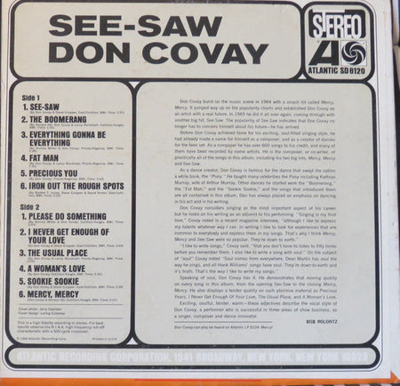 Don Covay - See Saw - The Funkadoobian