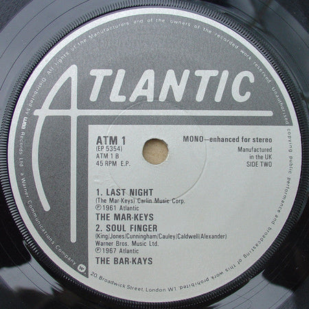 Don Covay / The Mar-Keys / Bar-Kays - See Saw / Mercy Mercy / Last Night / Soul Finger - The Funkadoobian