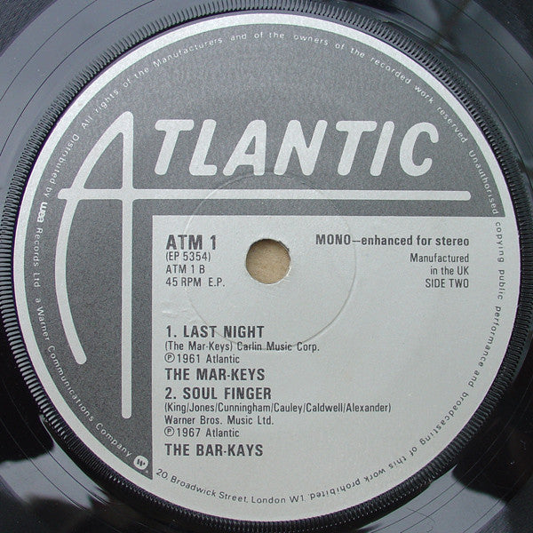 Don Covay / The Mar-Keys / Bar-Kays - See Saw / Mercy Mercy / Last Night / Soul Finger - The Funkadoobian