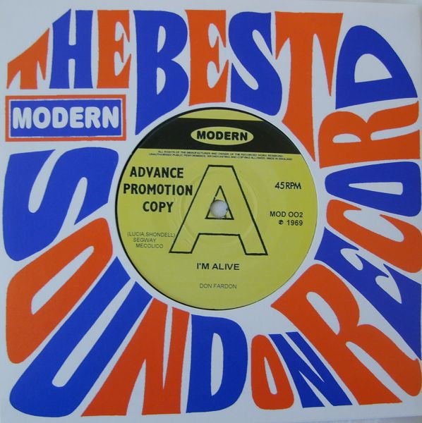 Don Fardon - I'm Alive - The Funkadoobian