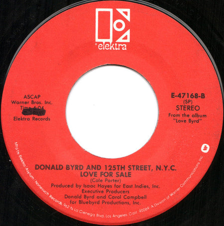 Donald Byrd & 125th Street N.Y.C. - Love Has Come Around / Love For Sale - The Funkadoobian