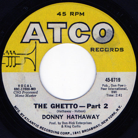 Donny Hathaway - The Ghetto - The Funkadoobian