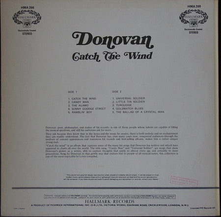 Donovan - Catch The Wind - The Funkadoobian