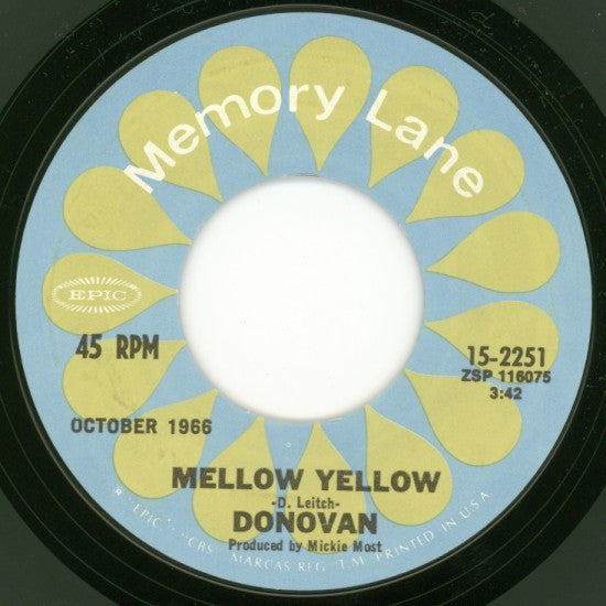 Donovan - Mellow Yellow / Sunshine Superman - The Funkadoobian