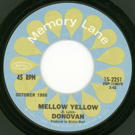 Donovan - Mellow Yellow / Sunshine Superman - The Funkadoobian