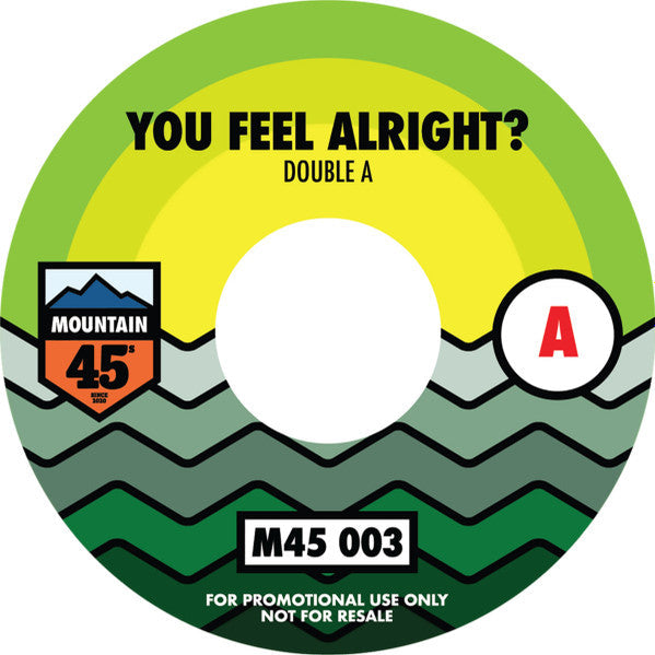Double A, The Gaff - You Feel Alright? / High Life (Gaff 45 Edit) - The Funkadoobian