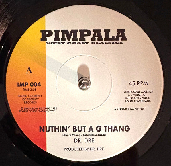 Dr. Dre / The Lady Of Rage - Nuthin' But A G Thang / Afro Puffs