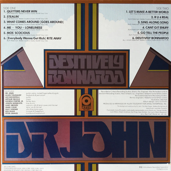 Dr. John - Desitively Bonnaroo - The Funkadoobian