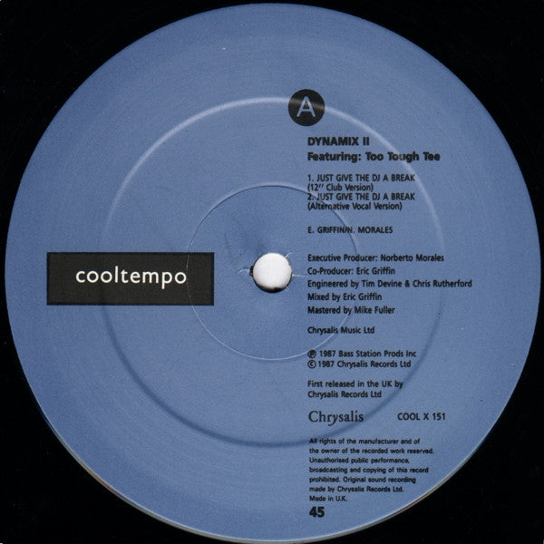 Dynamix II Featuring Too Tough Tee - Just Give The DJ A Break - The Funkadoobian