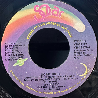 Dynasty - Do Me Right/Adventures in the Land of Music