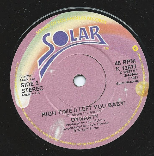 Dynasty - Love In The Fast Lane