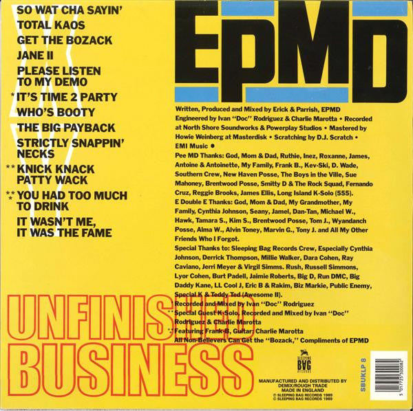 EPMD - Unfinished Business - The Funkadoobian