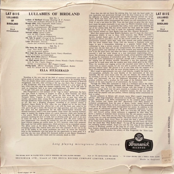 Ella Fitzgerald - Lullabies Of Birdland - The Funkadoobian